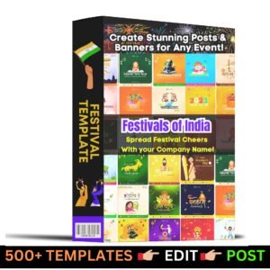 INDIAN FESTIVAL POSTS & BANNERS BUNDLE